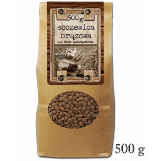 SOCZEWICA BRĄZOWA 500G